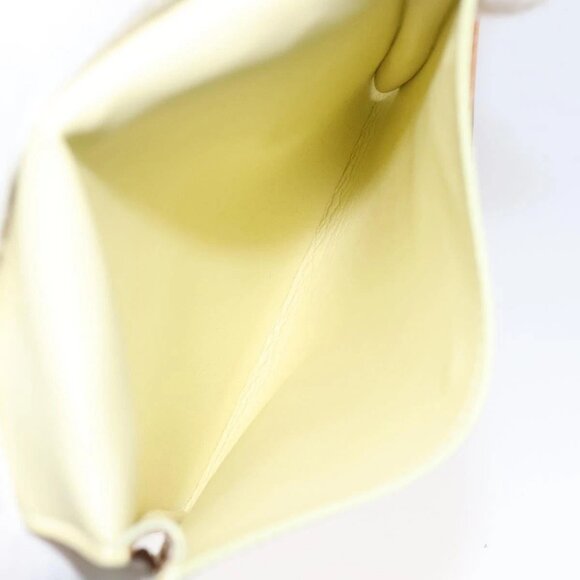 LOUIS VUITTON Monogram Vernis Kenmare Pouch Yellow M91060 LV Auth ti2982 - Picture 13 of 16